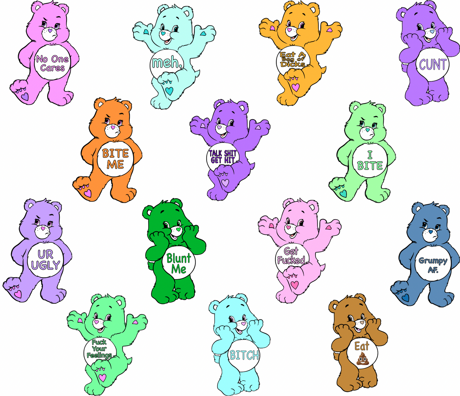 Don’t care bear