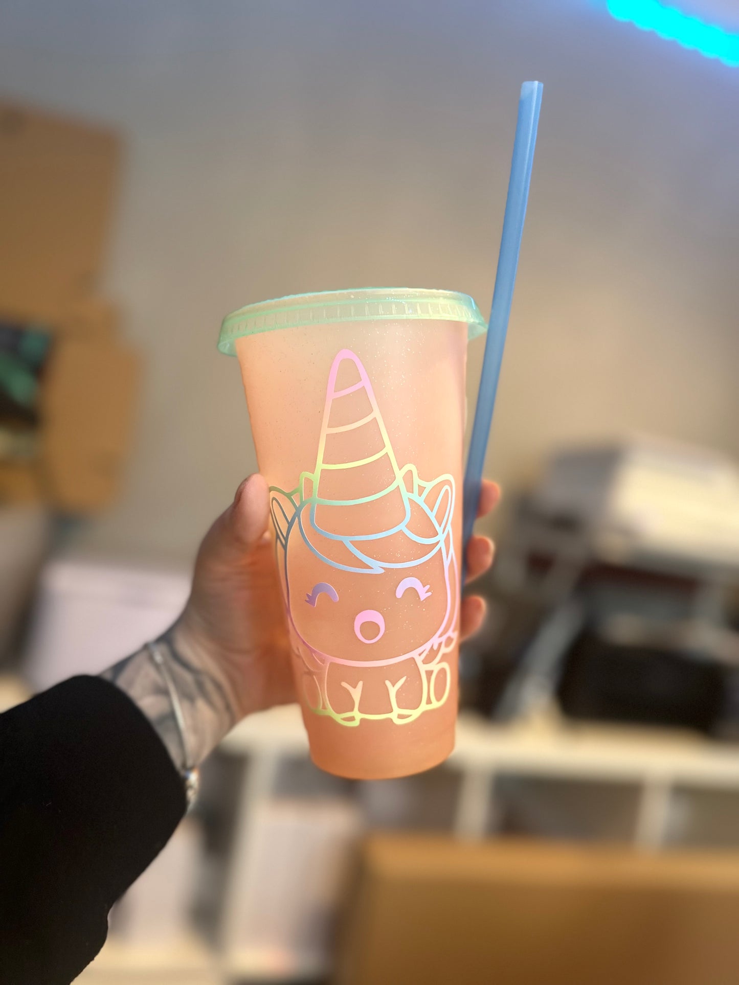 Unicorn cold cup