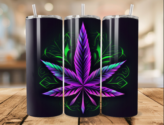 Neon 420 20oz tumbler