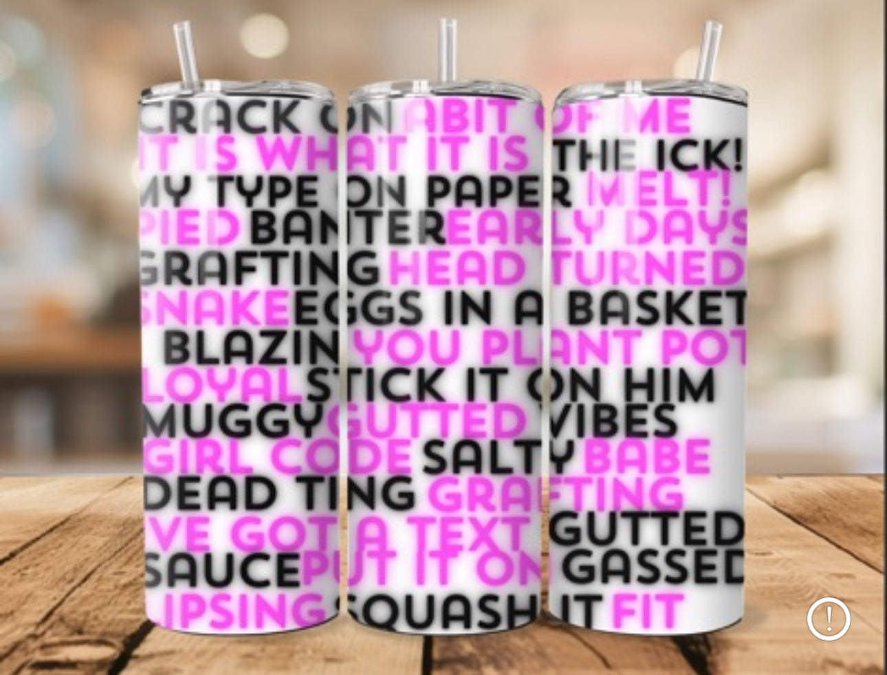 Love island phrases 20oz tumbler