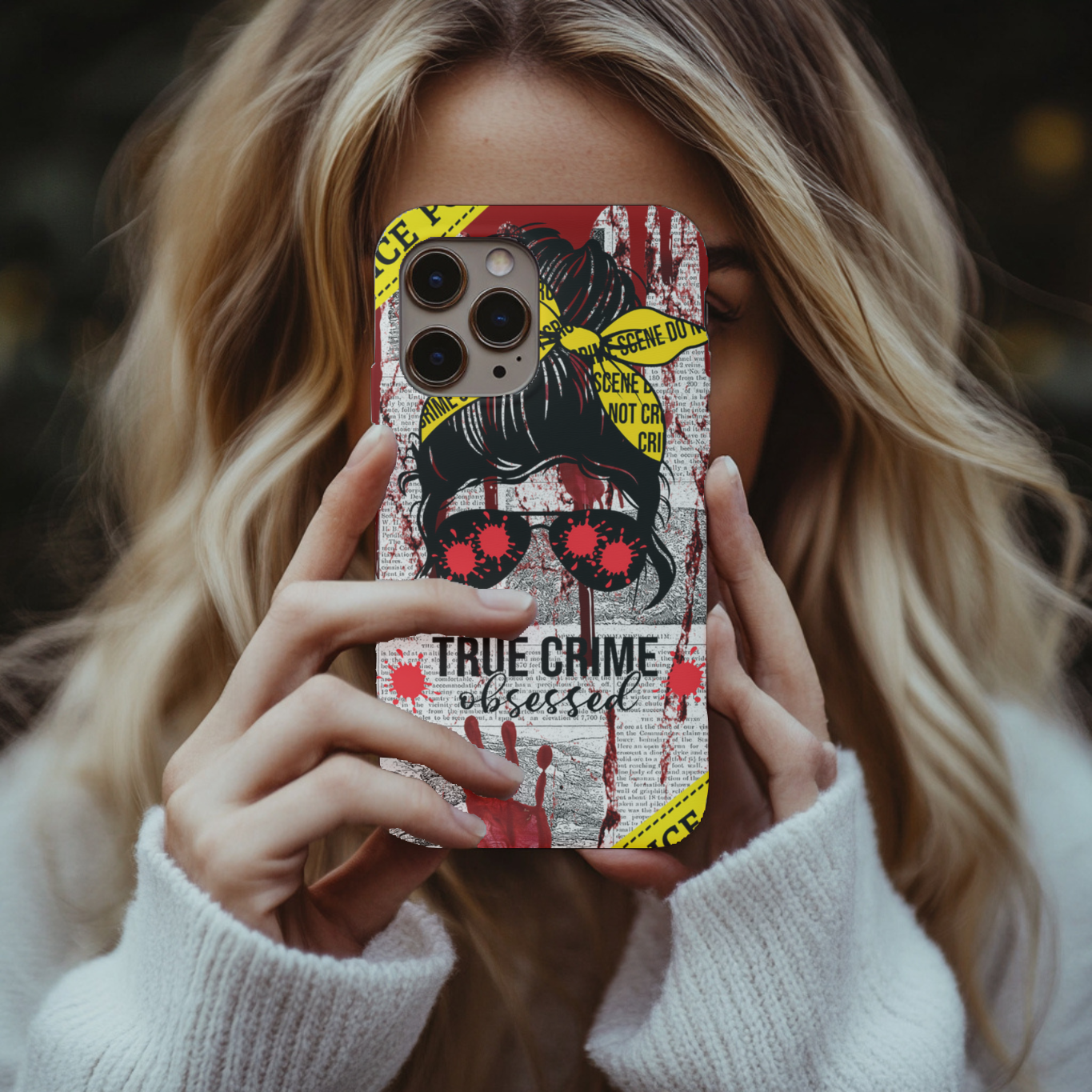 True crime phone case