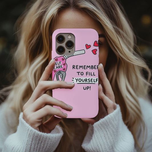 Positive phone case