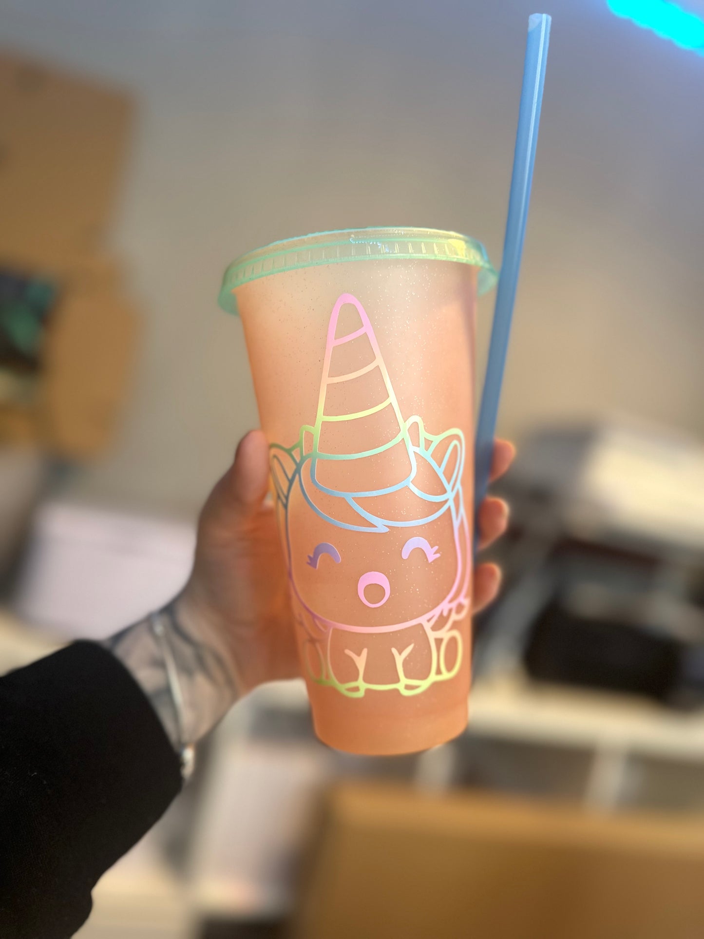 Unicorn cold cup