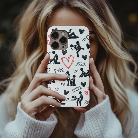 Naughty positions phone case