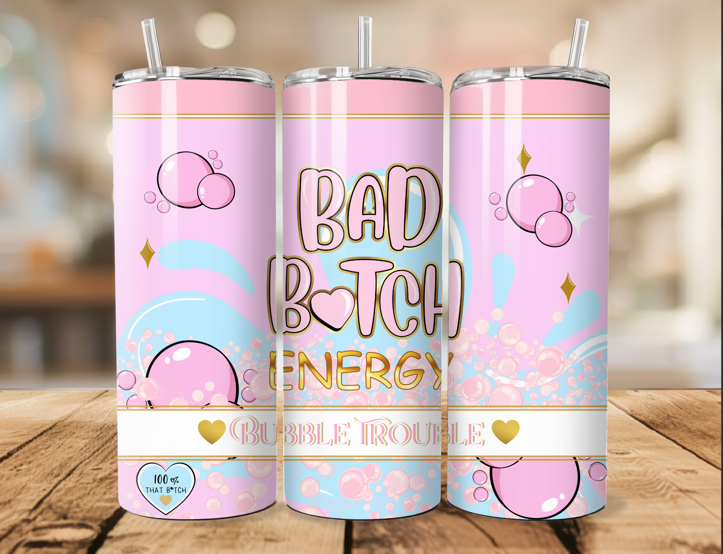 Bad b*tch energy 20oz tumbler