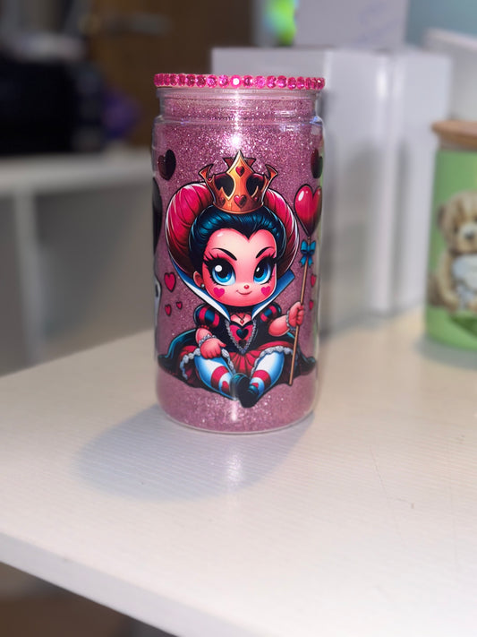 Alice in wonderland queen 16oz Libby can