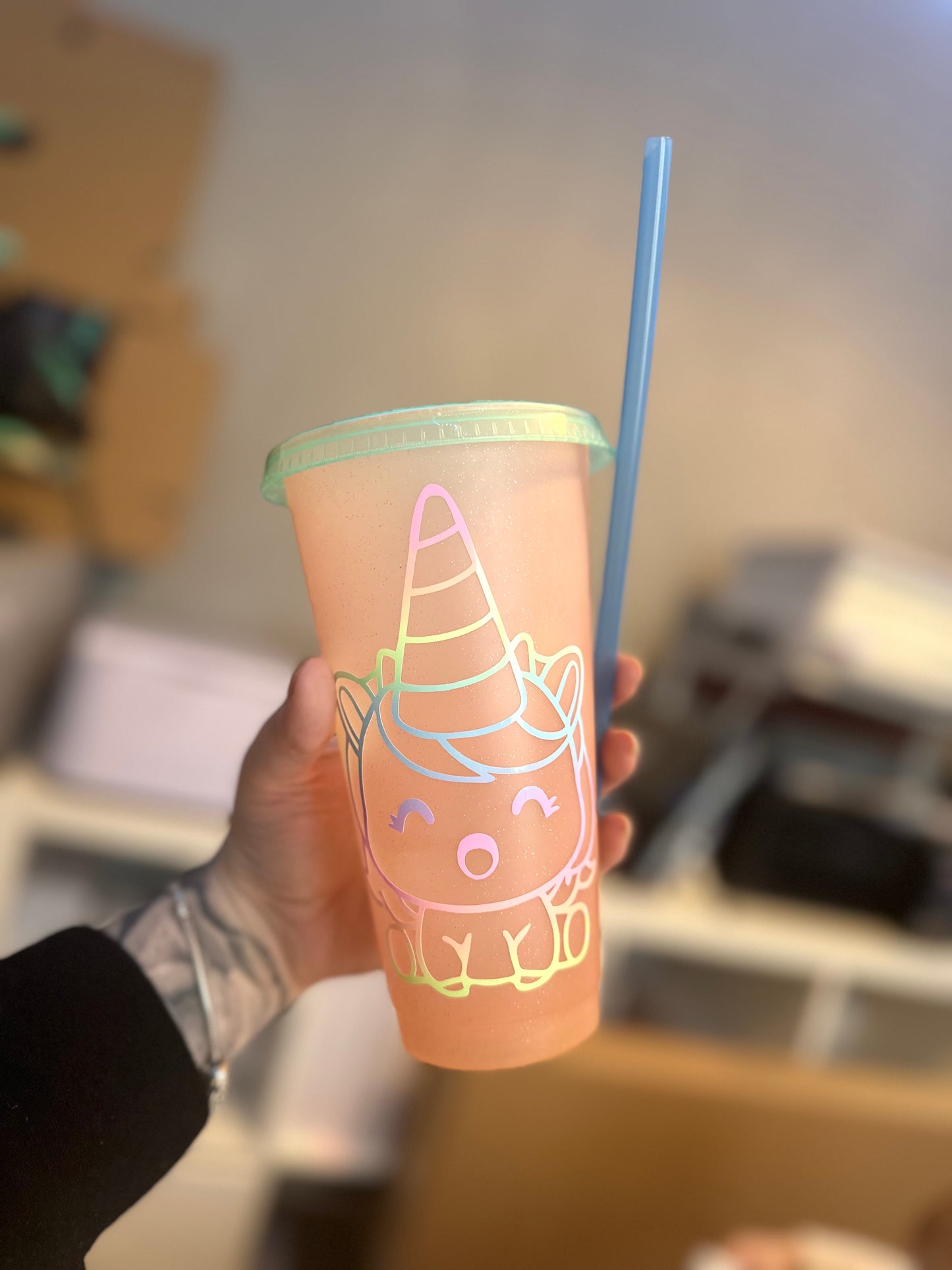 Unicorn cold cup