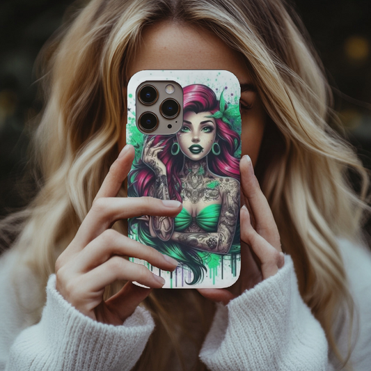 Tattoo little mermaid phone case